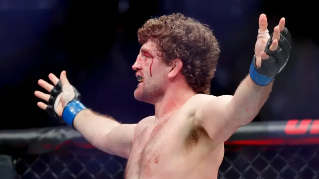 Ben Askren in the UFC octagon