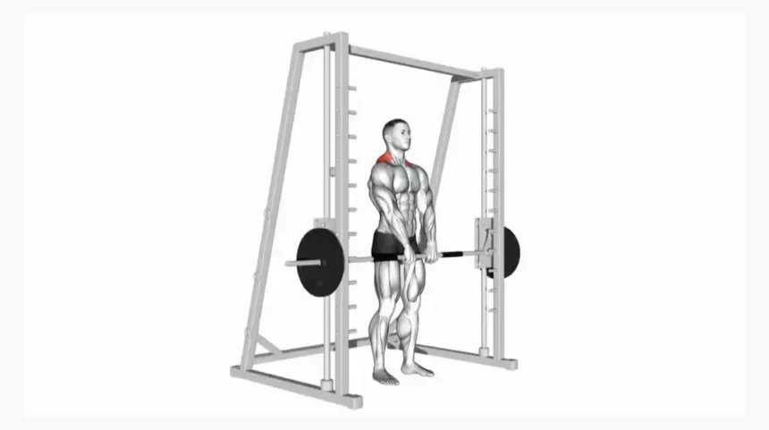Smith Machine Shrugh exercise demonstration