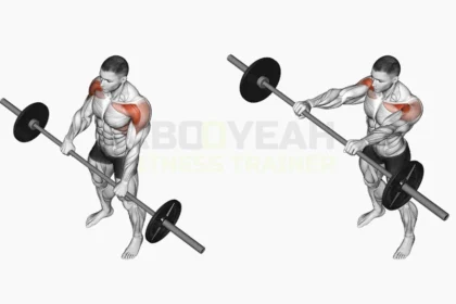 Barbell front raises demonstration