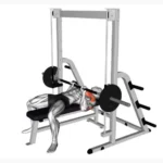 Close grip smith machine press exercise demonstration