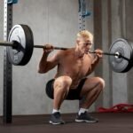 Barbell Back Squat demonstration by an athlete