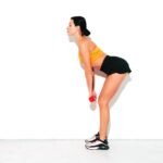 straight legged dumlbell deadlift