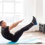 Man doing V-Ups Exercise