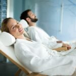 beautiful couple spending time relaxing