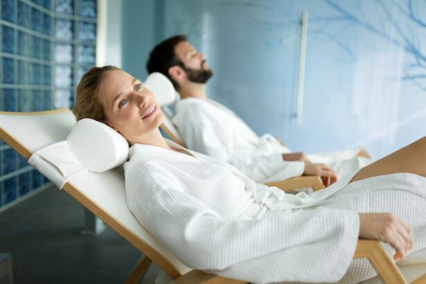 beautiful couple spending time relaxing